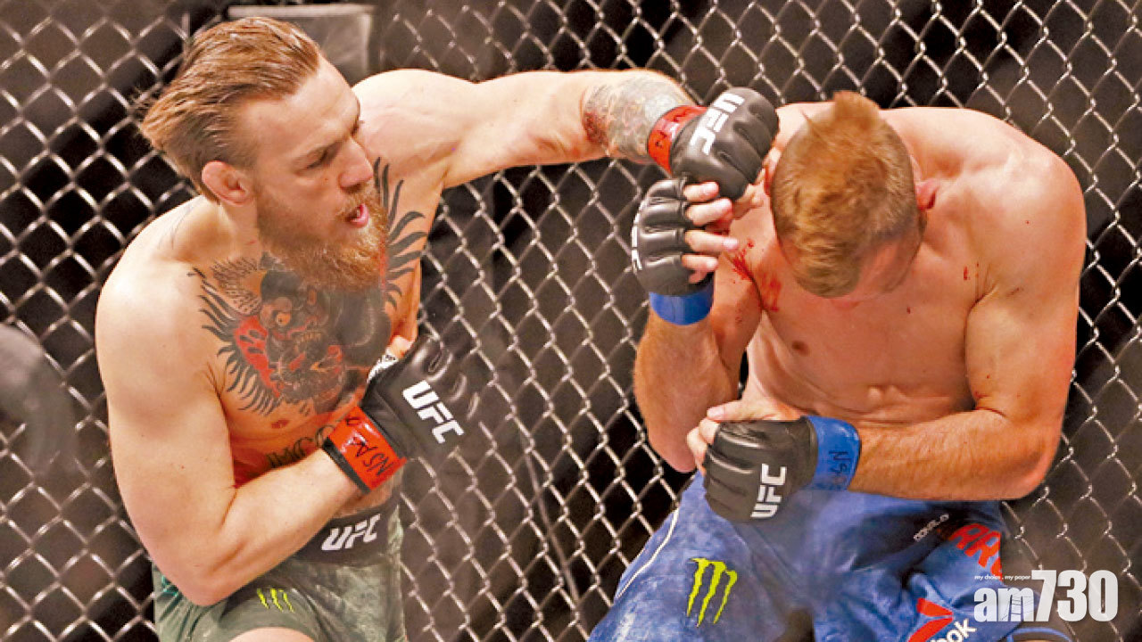 麥基格復出首戰40秒擊倒對手