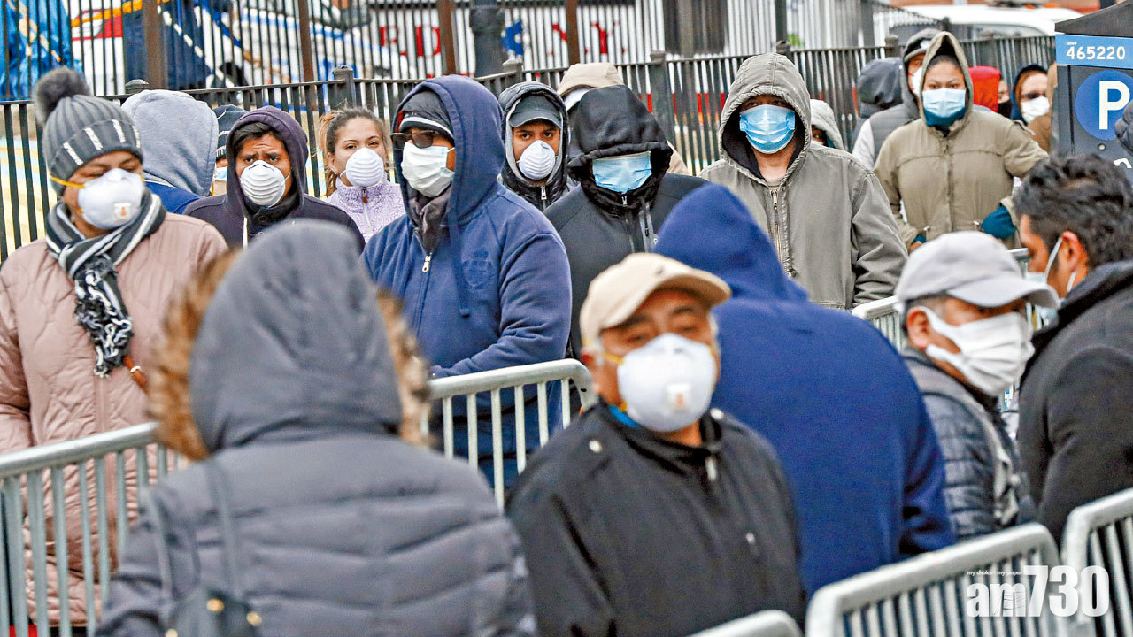 突破千死 紐約州日增5000症  呼吸機兩份用 美疫情恐超越意國