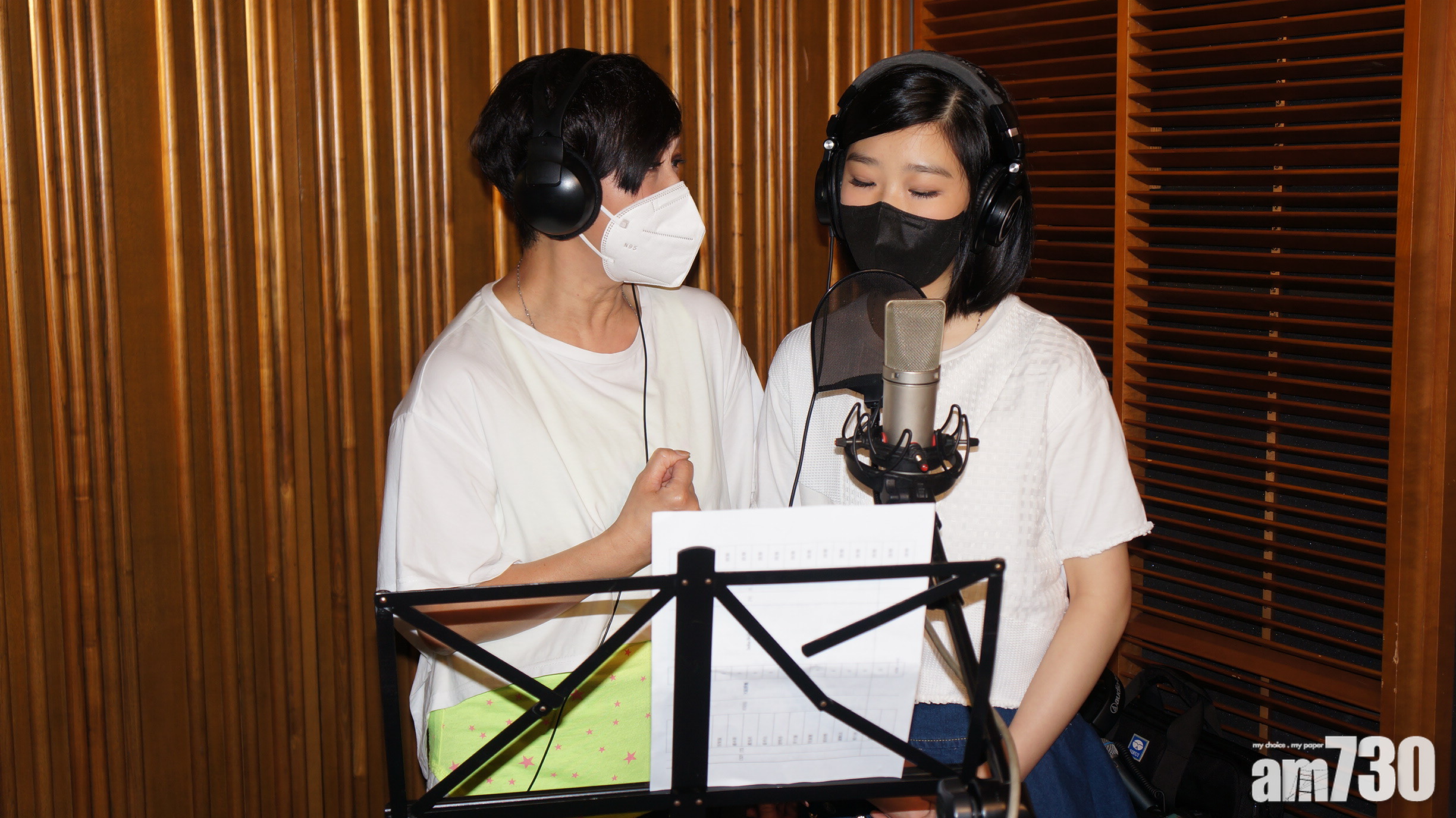 唐韋琪錄抗疫歌為醫護打氣