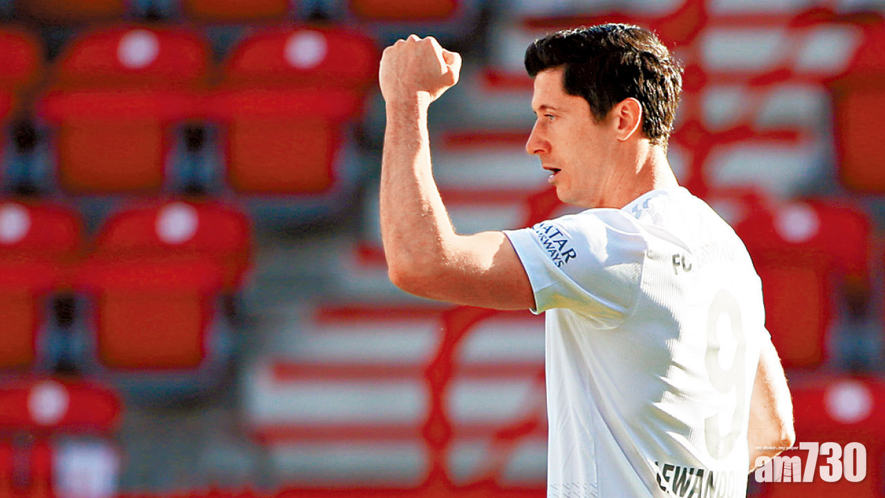 拜仁挫柏林聯  羅拔仔連續5季入至少40球