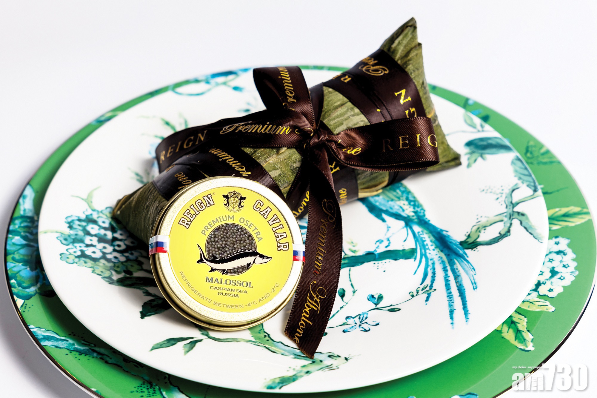 【送得矜貴】尚鮑原隻南非鮑糭配俄羅斯魚子醬