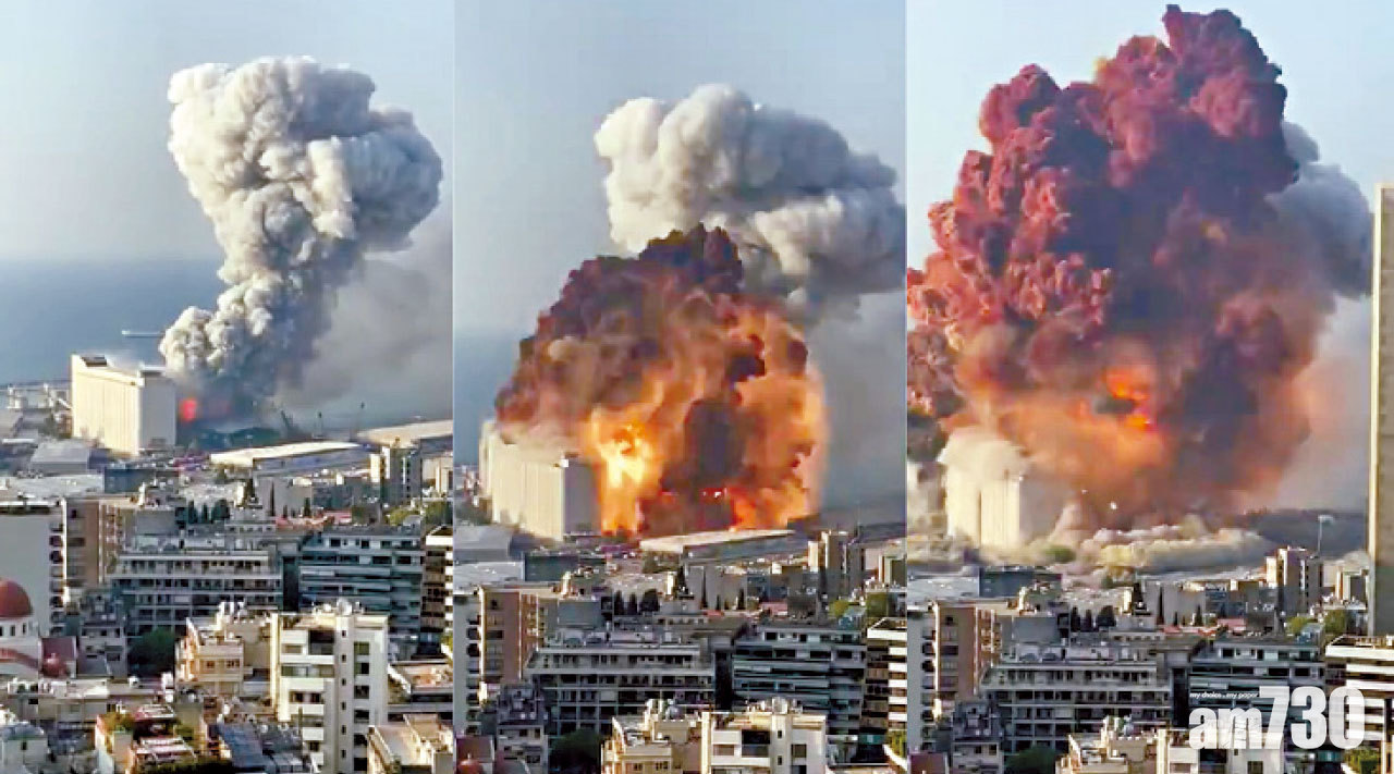 死傷枕藉 爆炸力達廣島原爆1/5 貝魯特如末日廢墟逾100 死4000傷