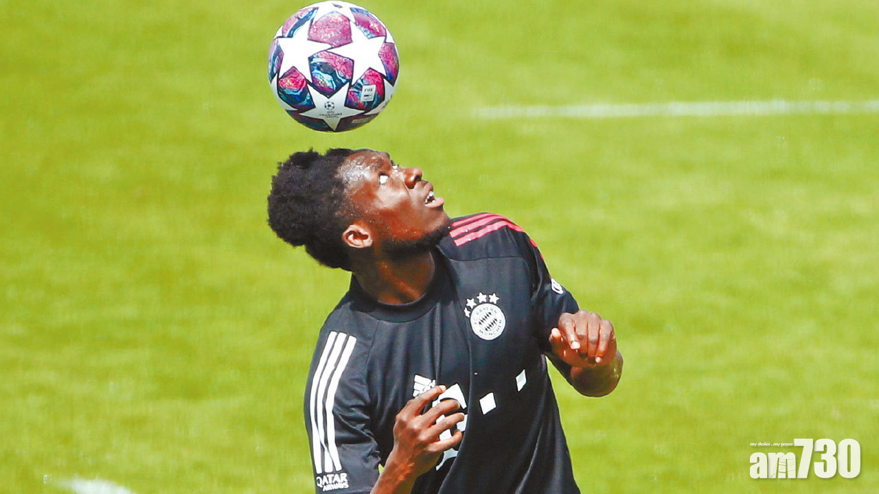 歐聯4強 艾方素戴維斯左路屈機 拜仁勇銳勢挫里昂