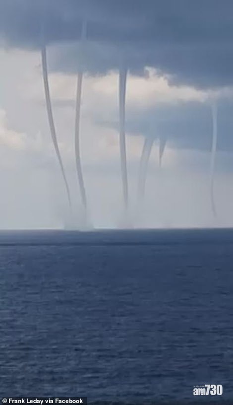 兩熱帶風暴料集結墨西哥灣 六股水龍捲同現成奇景(有片)