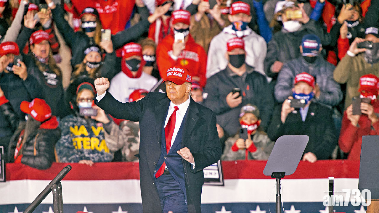 美國大選 斥拜登「貪污政客」 特朗普：輸了，可能離開美國