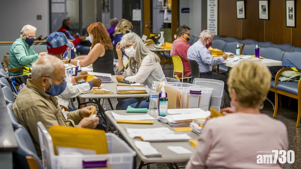 【美國大選】逾1億人已提前投票  首個州票站關門特朗普暫領先