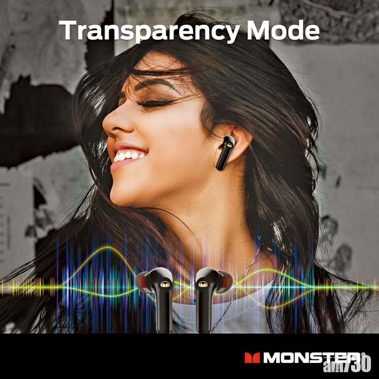 Monster首款混合式主動式降噪技術 Clarity 6.0 ANC真無線耳機