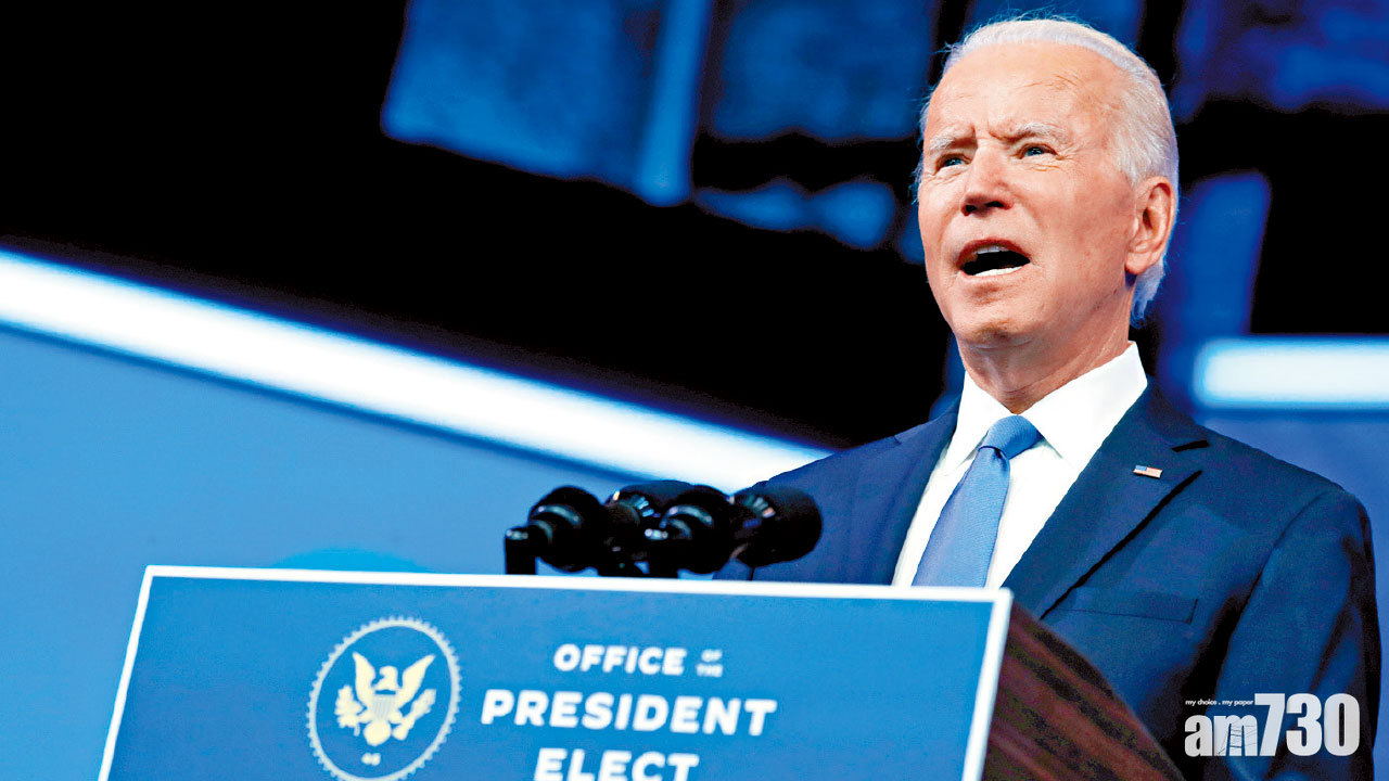 美國大選 選舉人投票確認當選 駁斥特朗普 拜登：民主戰勝