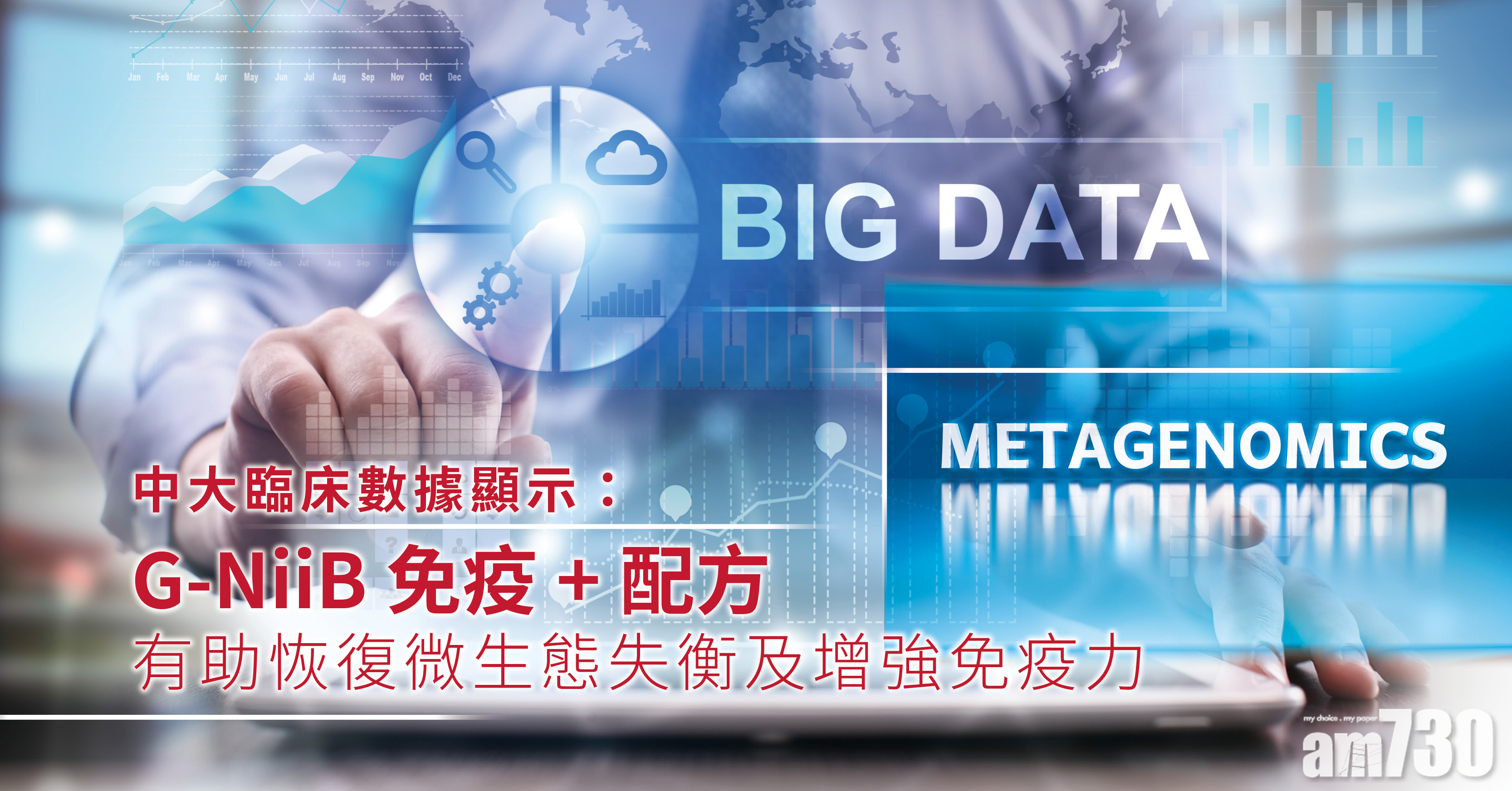 中大臨床數據顯示 G-NiiB免疫+配方