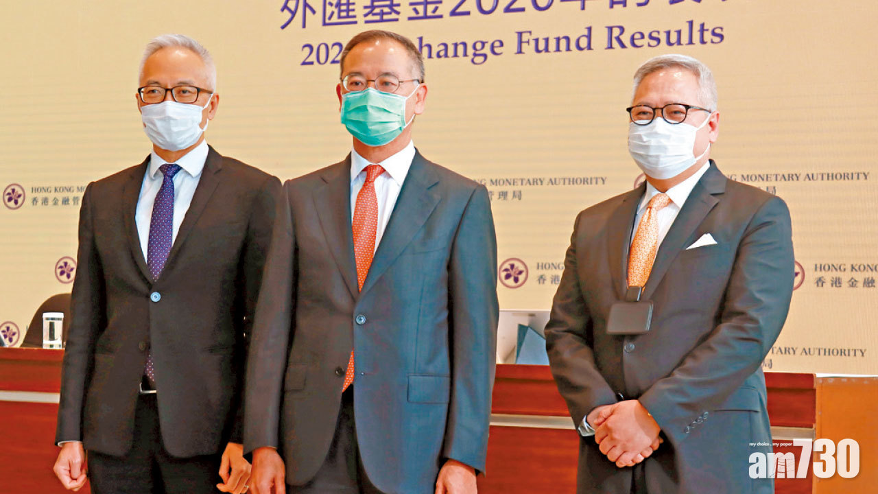 股債支撐 人均獲利2.6萬 外匯基金賺2千億 跌25%