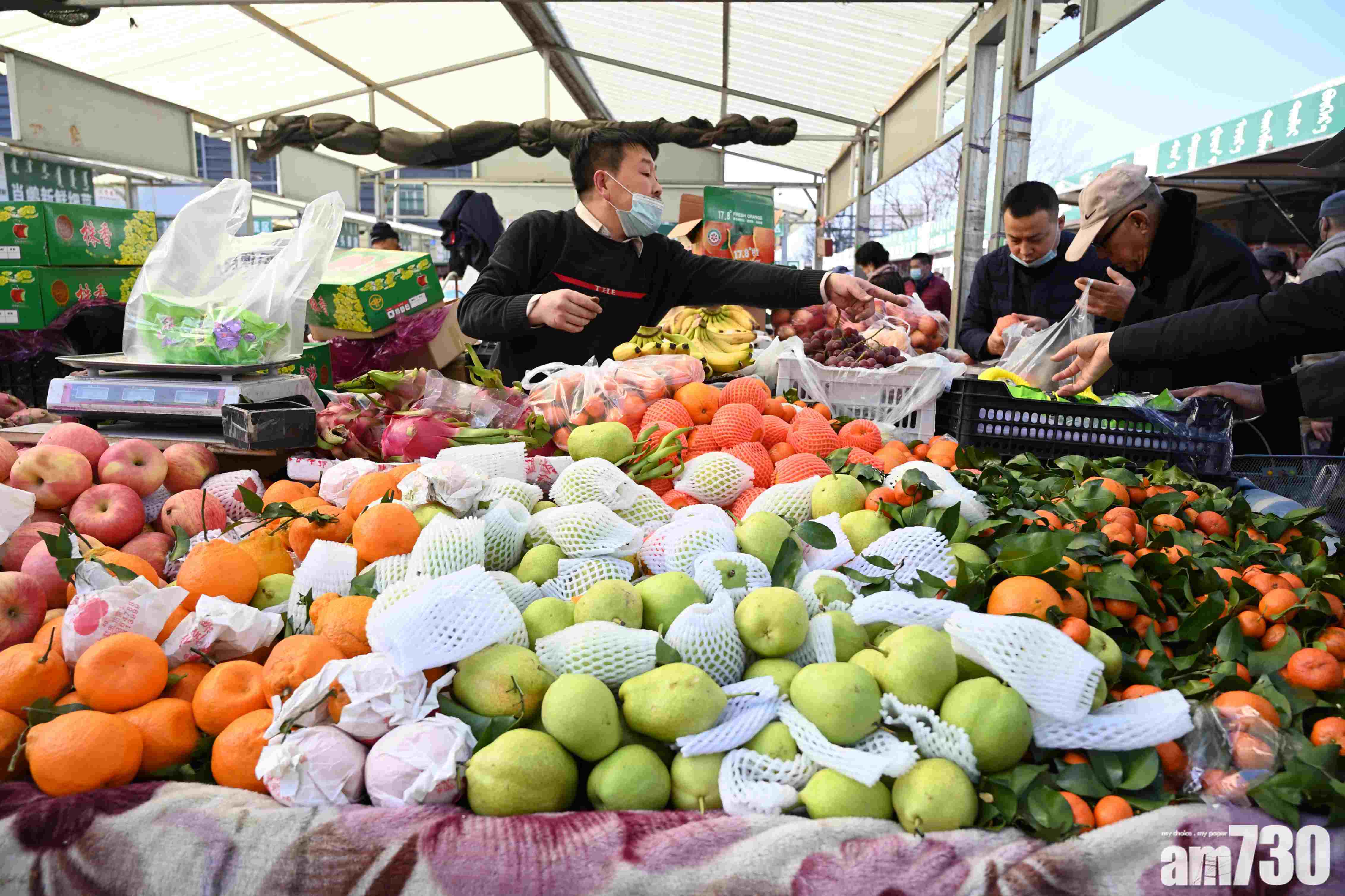 內地上月再陷通縮 CPI按年跌0.3%