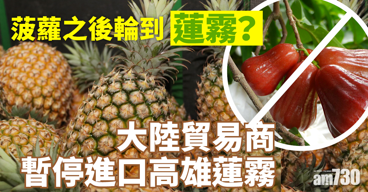 菠蘿之戰｜下一個？大陸貿易商暫停進口高雄蓮霧