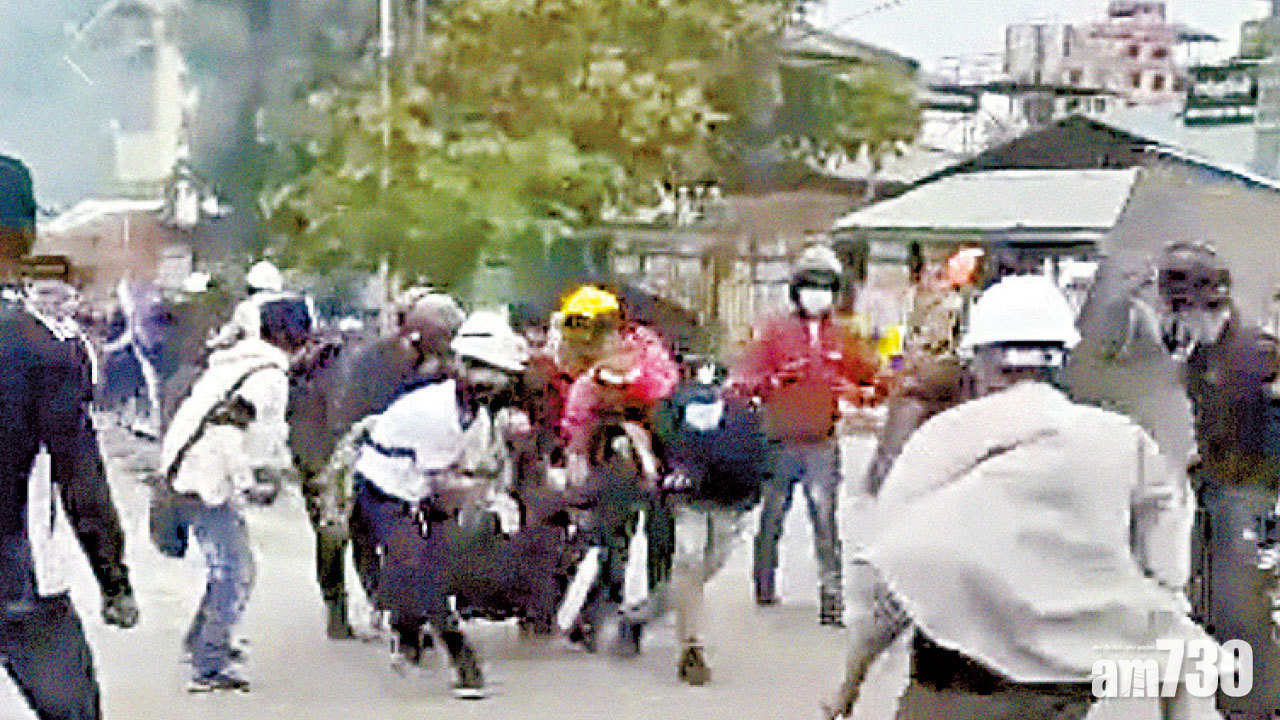 緬甸兩示威者頭部中槍亡 傳軍警出動狙擊手