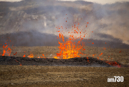 冰島火山爆發逾2周 新裂縫湧出岩漿