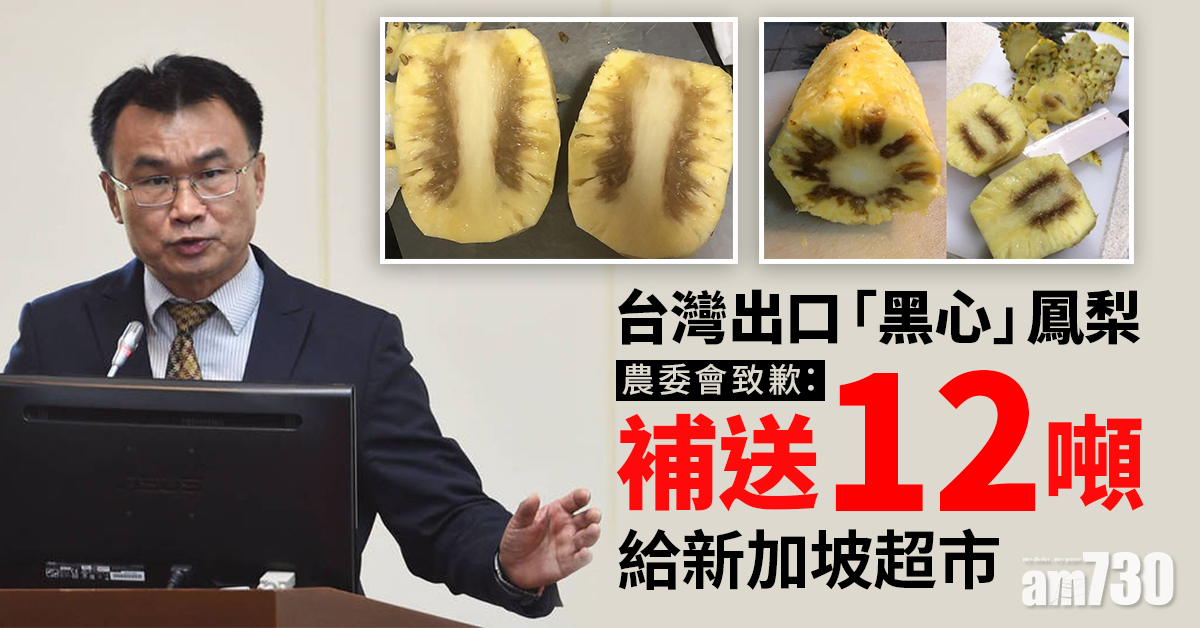 「黑心」鳳梨｜台農委會致歉：關鍵是冷藏溫度