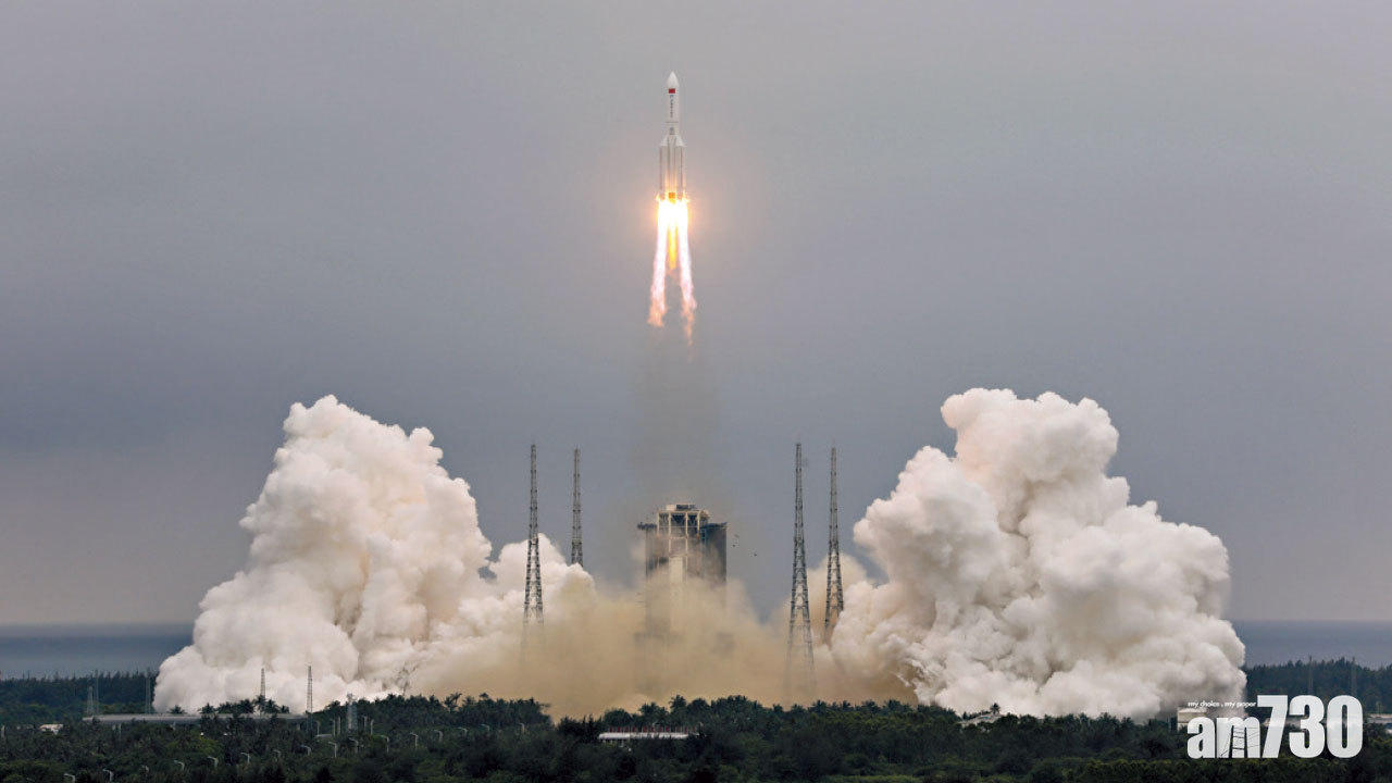 中國首個太空站開建 核心艙「天和號」 升空