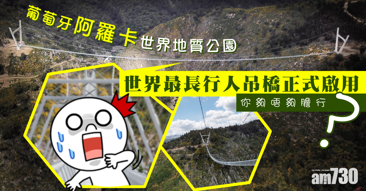 全球最長行人吊橋於葡萄牙啟用