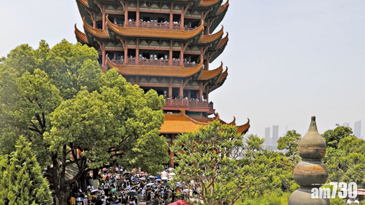 武漢旅遊火爆 五一黃鶴樓客量超疫前