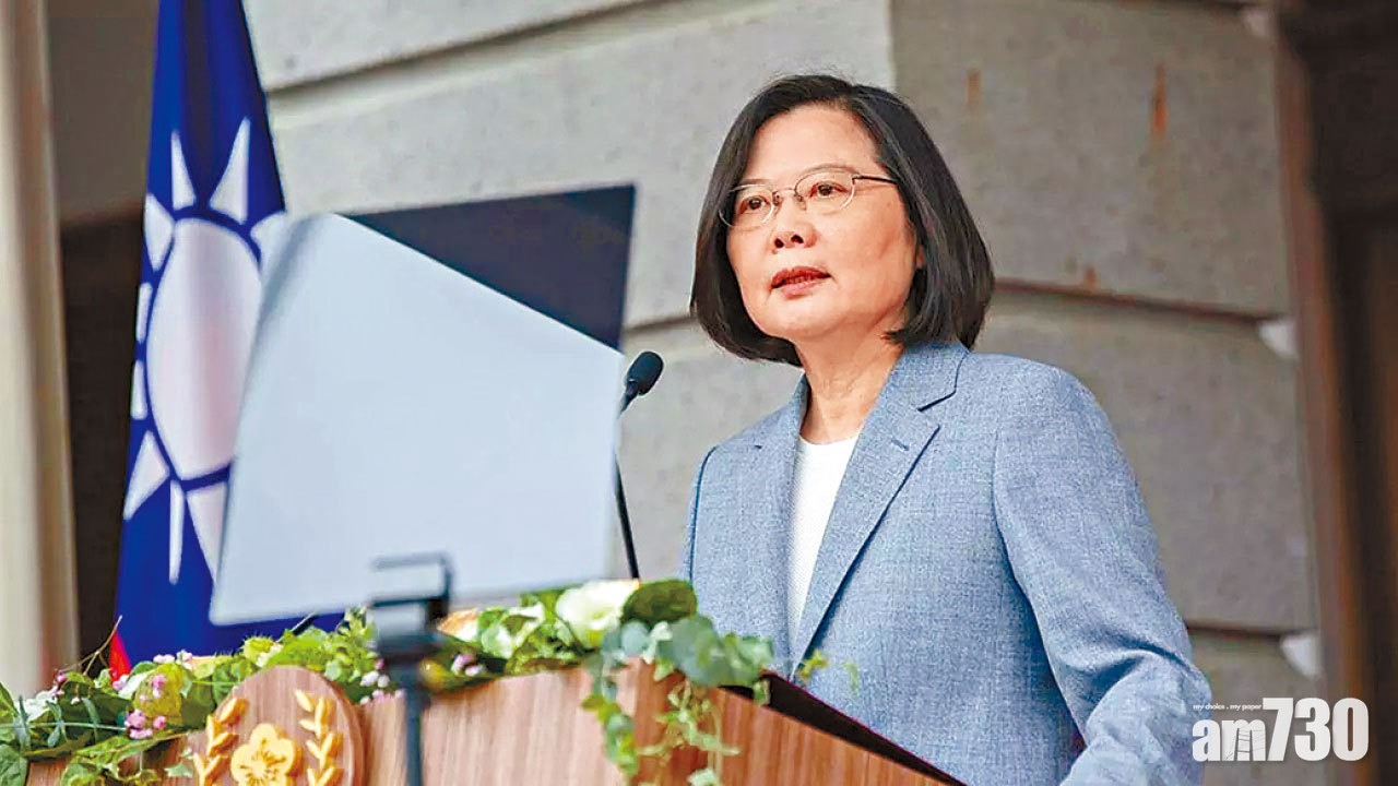 蔡英文獲麥凱恩公共服務領袖獎