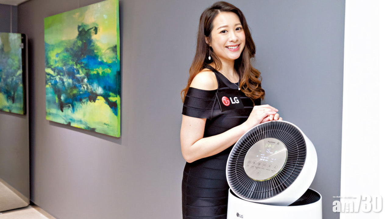 HEPA 13濾網 航太級風扇 LG PuriCare 360°全方位淨化