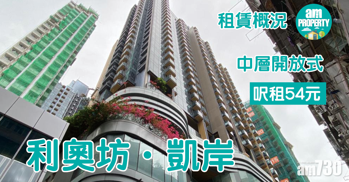 租賃速遞｜利奧坊．凱岸開放式呎租54元