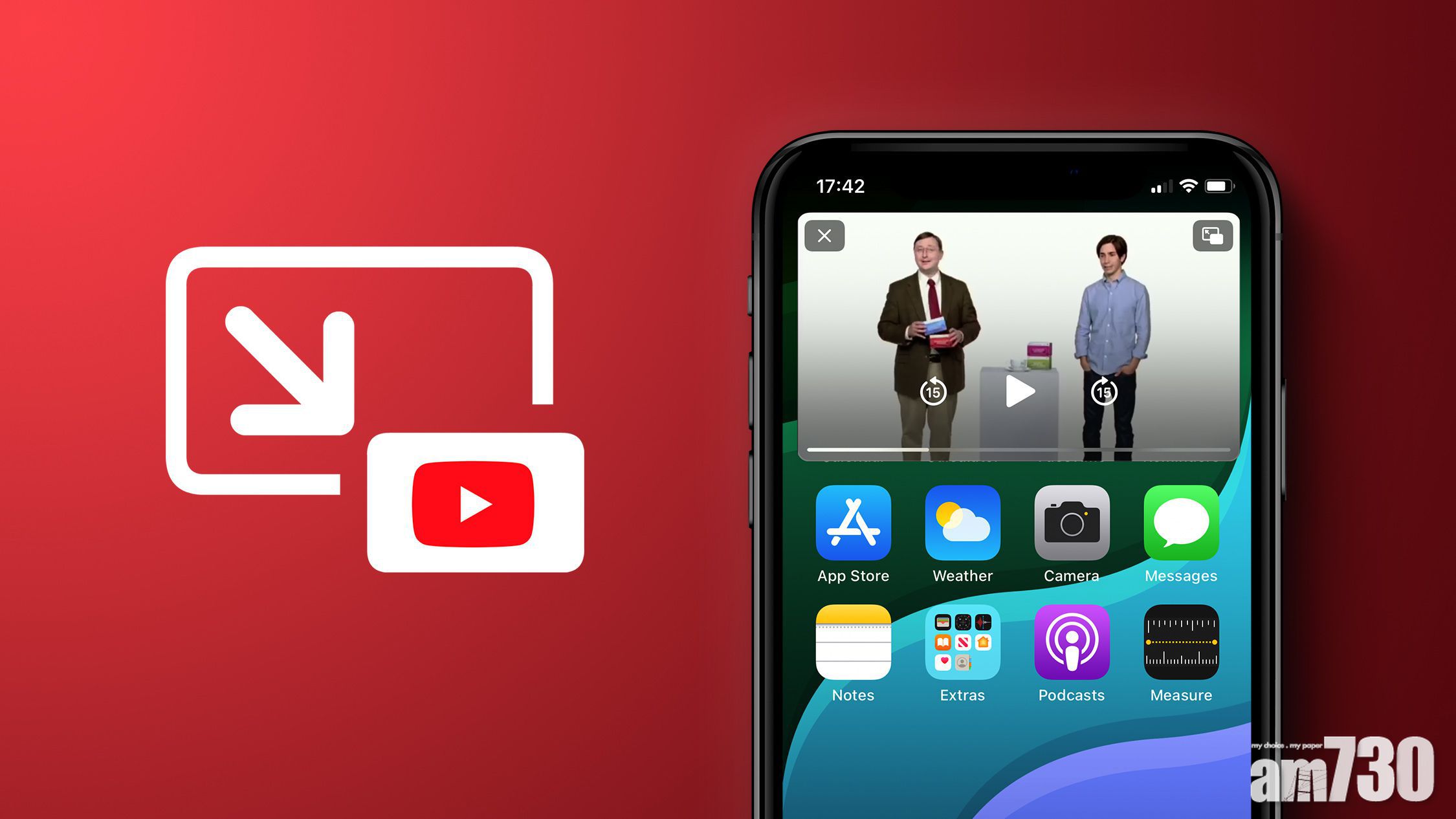 等足一年 YouTube將支援iPhone畫中畫功能