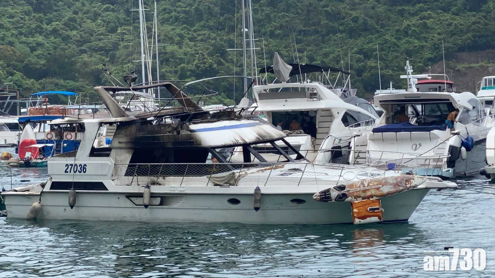 香港仔避風塘三級船火 焚燒約6小時後大致救熄