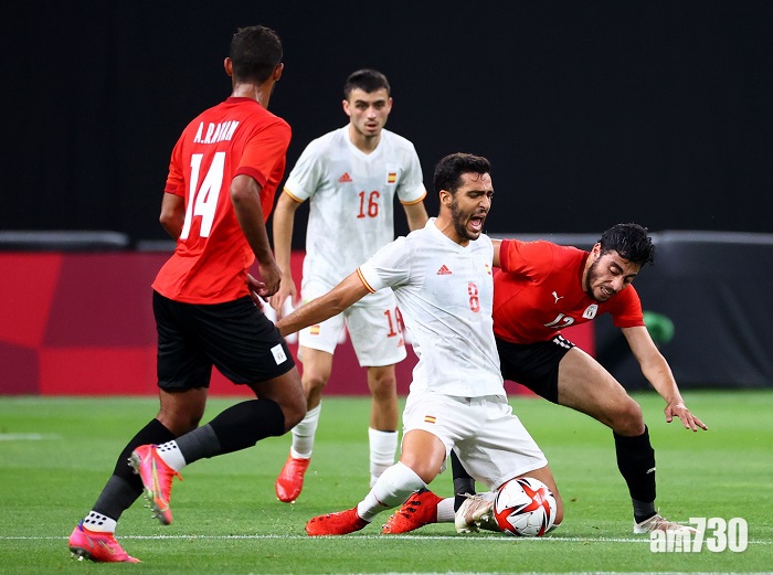 東京奧運｜西班牙男足悶和埃及　南韓爆冷不敵新西蘭