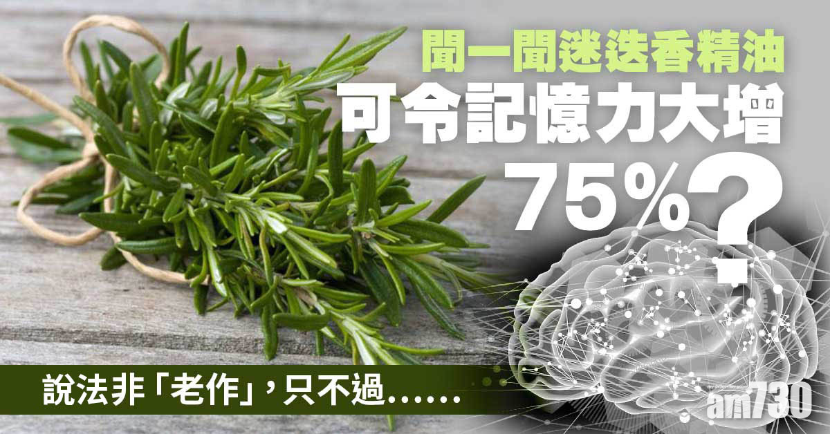 熱話Fact Check｜聞迷迭香可增強記憶75%？研究發現真係有用  不過…