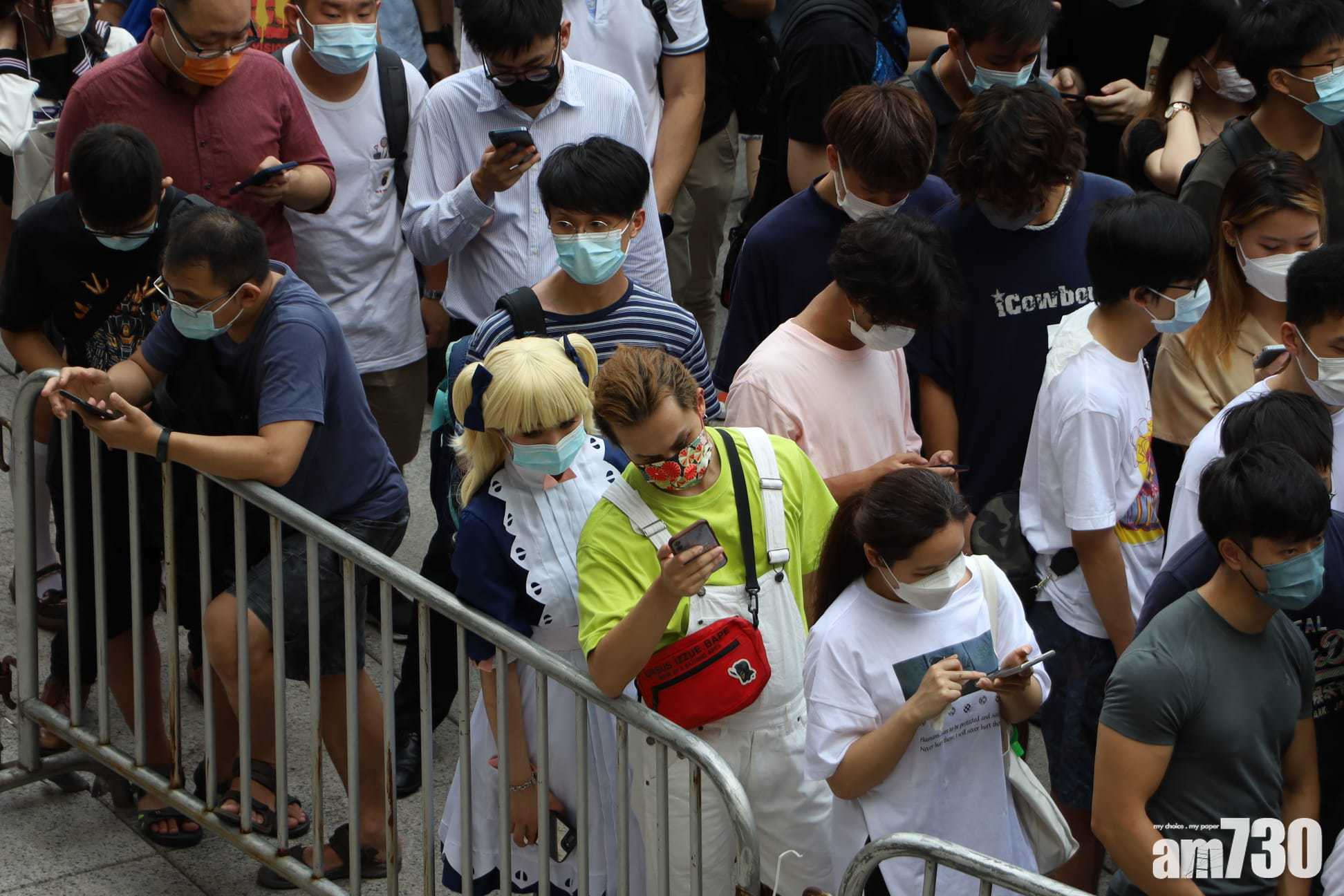 動漫節2021｜動漫電玩節最後一日　下午5時仍大排長龍