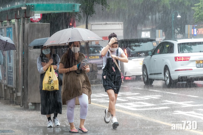 出門注意｜雷暴警告生效　短期內廣泛地區有大雨