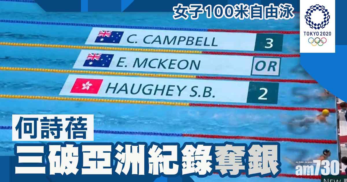 東京奧運｜何詩蓓奪兩銀　100自再創亞洲紀錄
