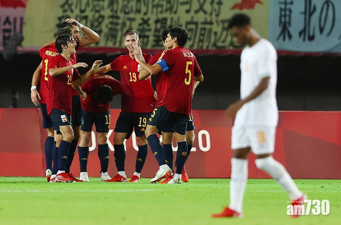 東京奧運｜西班牙加時反勝晉4強　日本12碼氣走新西蘭