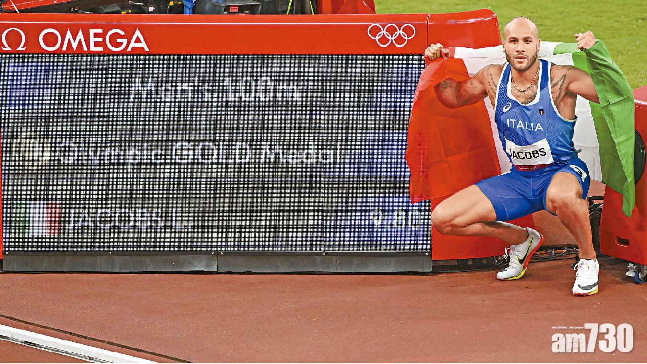 誕意大利百米飛人 積及斯9秒80奪金 蘇炳添中國入決賽第一人