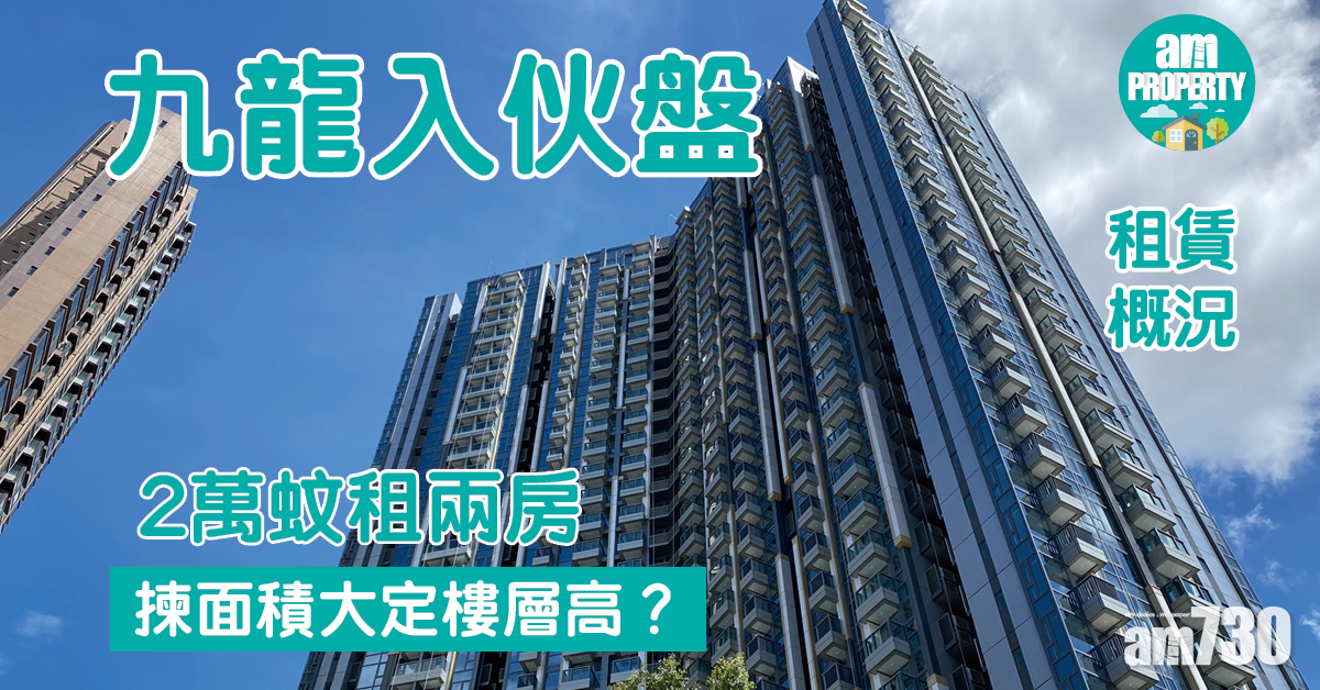 租賃概況｜2萬蚊租九龍入伙盤兩房 揀面積大定樓層高？
