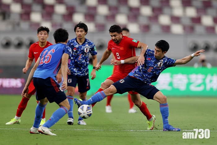 世界盃外圍賽｜國足中立場1球負日本　分組續墊底