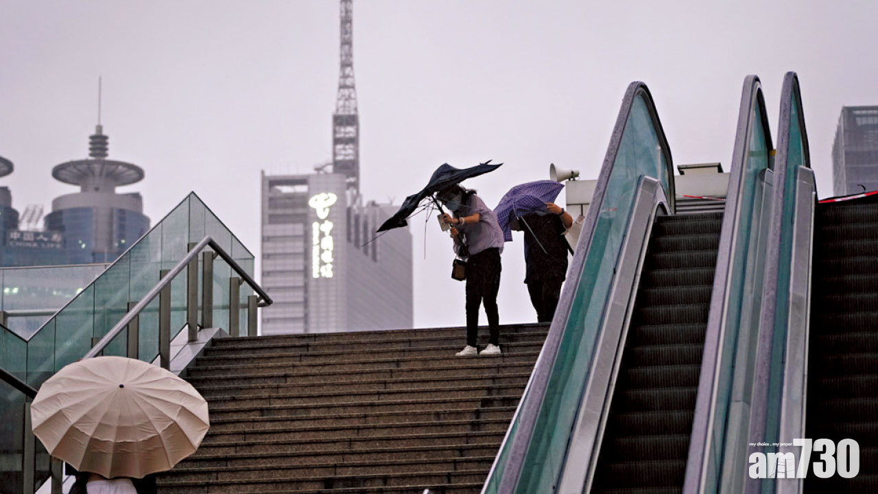 圖片新聞 : 打風
