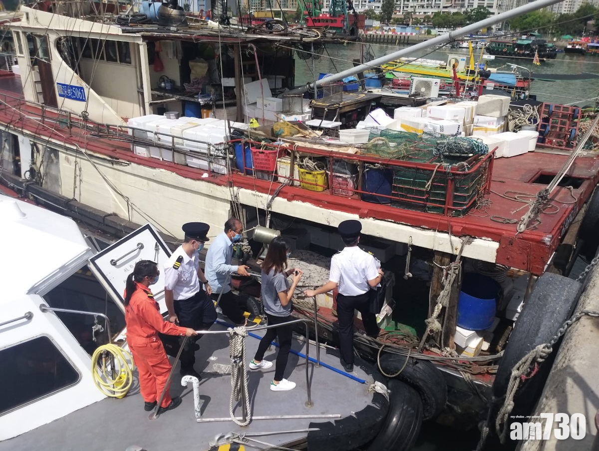 食環署打擊非法販賣魚類海產活動  拘兩漁船負責人