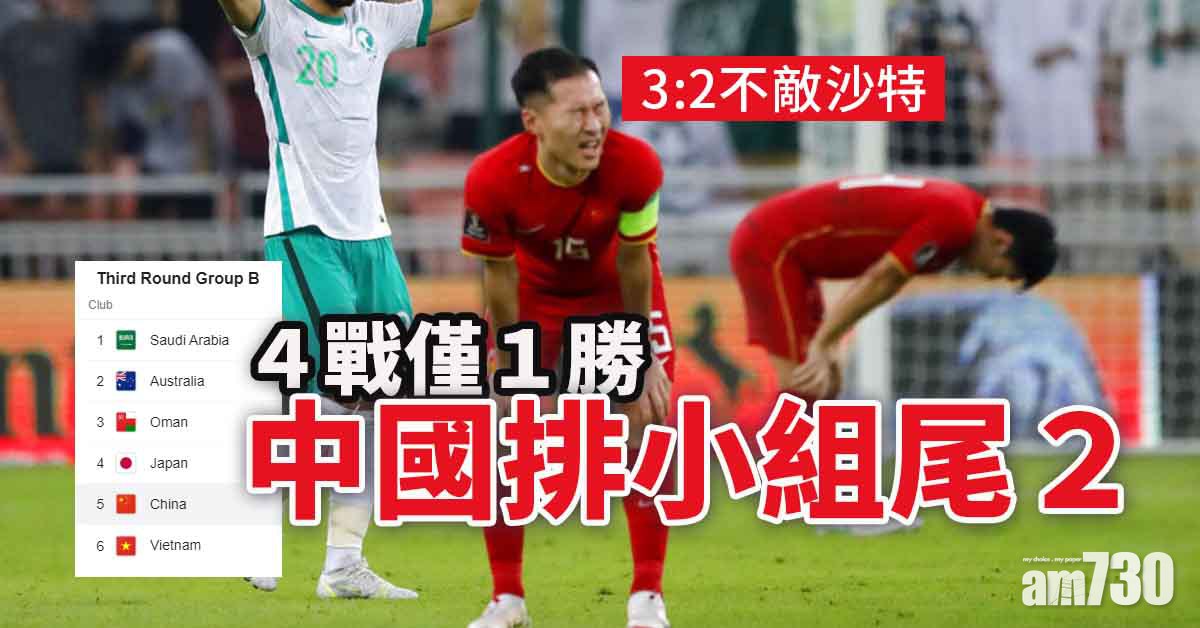 世盃外︱沙特3:2贏國足全勝保持領放　日本藉烏龍波險勝澳洲