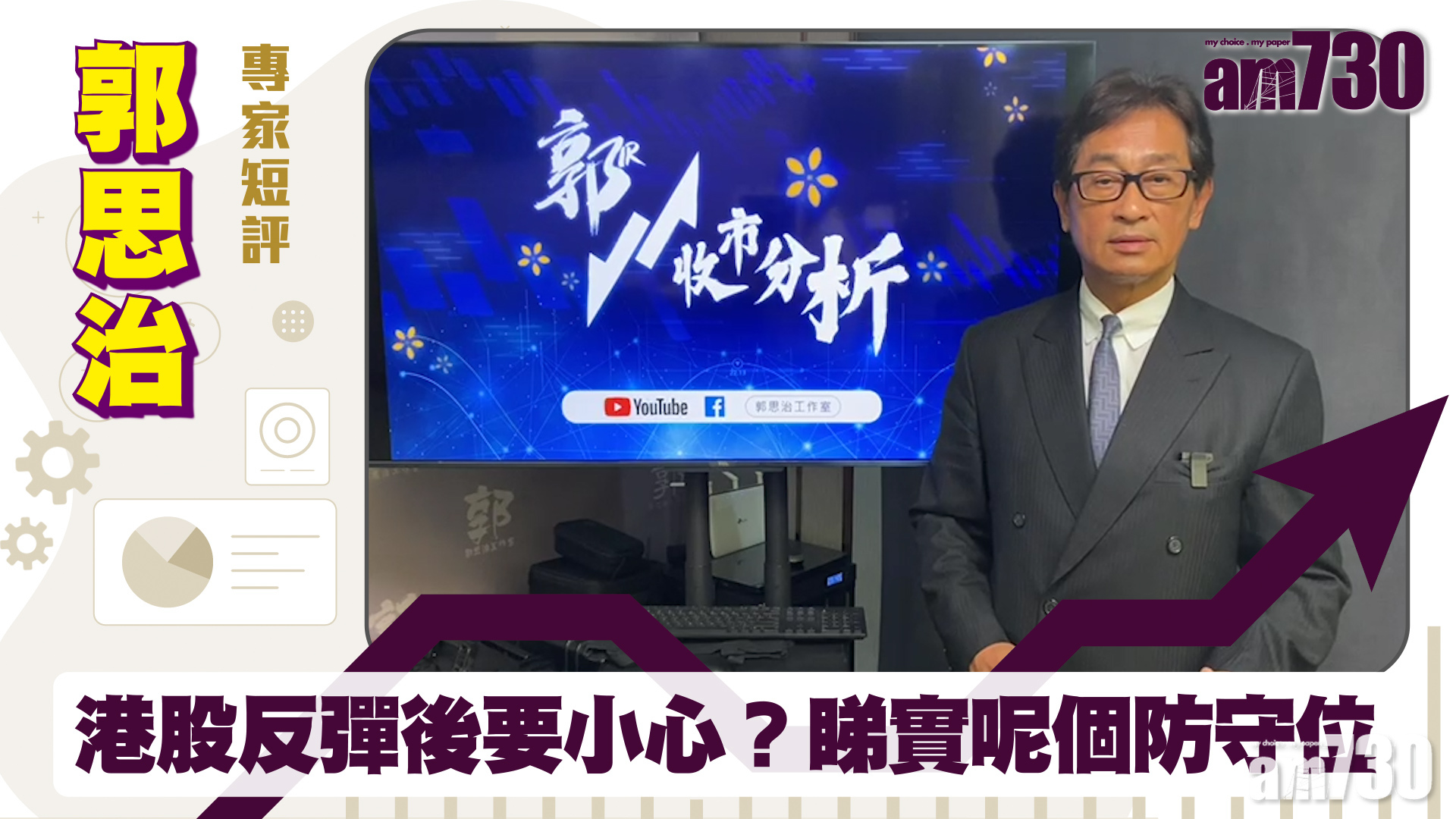 郭思治專家短評｜港股反彈後要小心？睇實呢個防守位