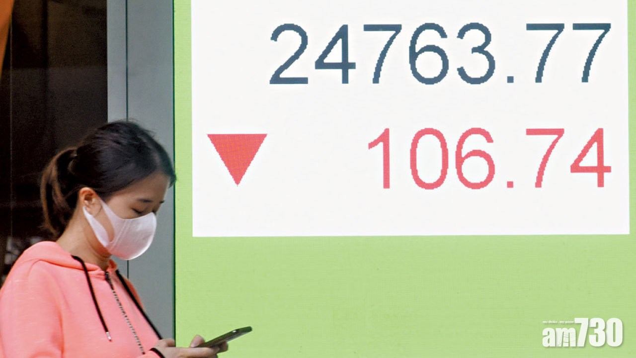 困二萬五 港股悶北水走 成交不足千億 半年最淡靜