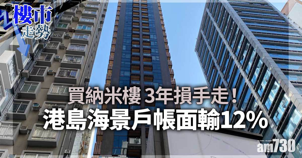 樓市走勢｜買納米樓3年損手走！港島海景戶帳面輸12%