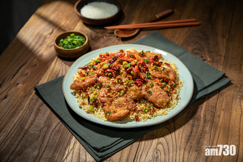 炒飯專門店金飯館 　必試限量椒鹽豬扒飯