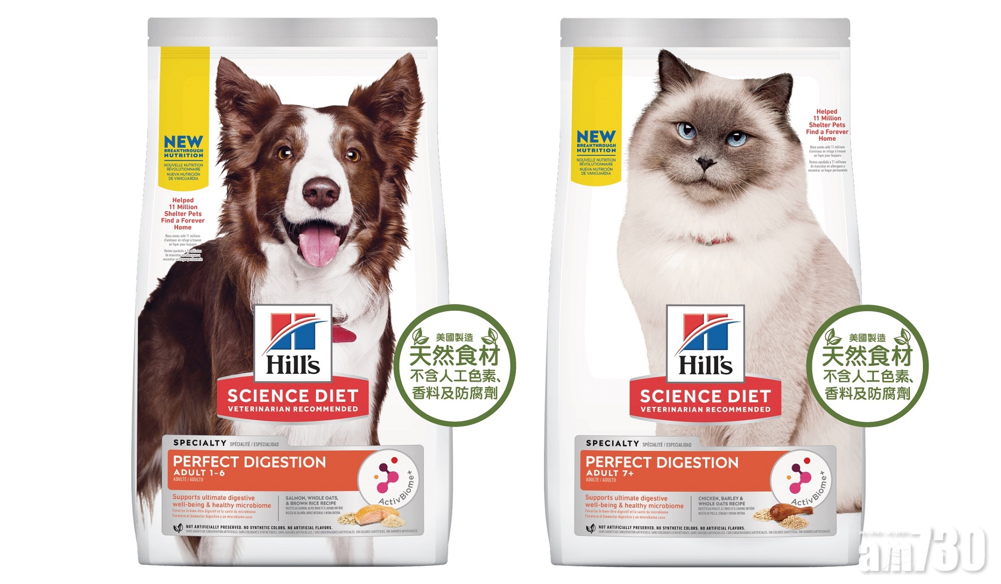 希爾思寵物食品Science Diet　專利ActivBiome+ 益菌纖活技術  肚仔冇煩惱