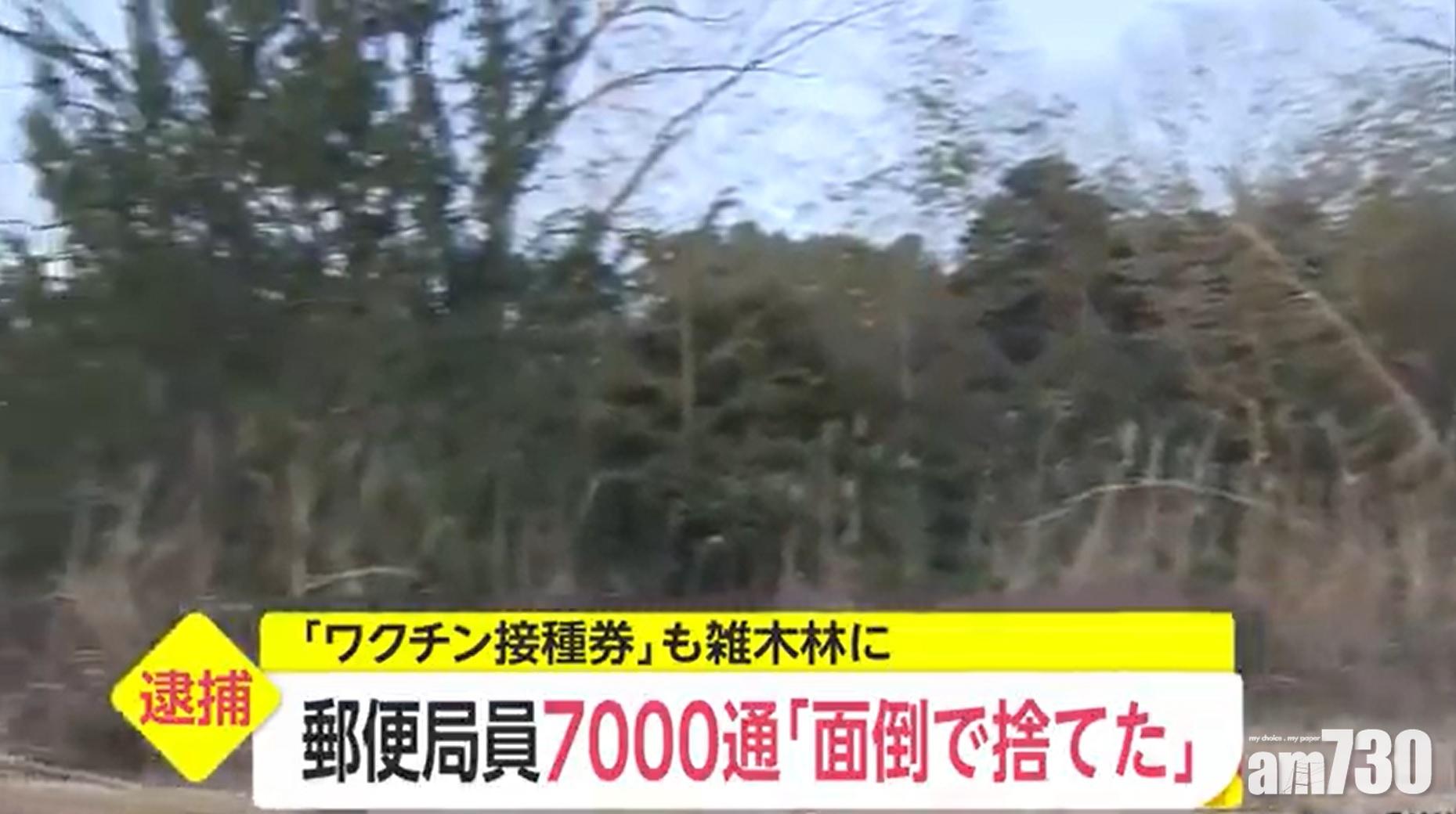 日本郵差草叢棄置逾7000信件被捕　稱要全部派遞太麻煩