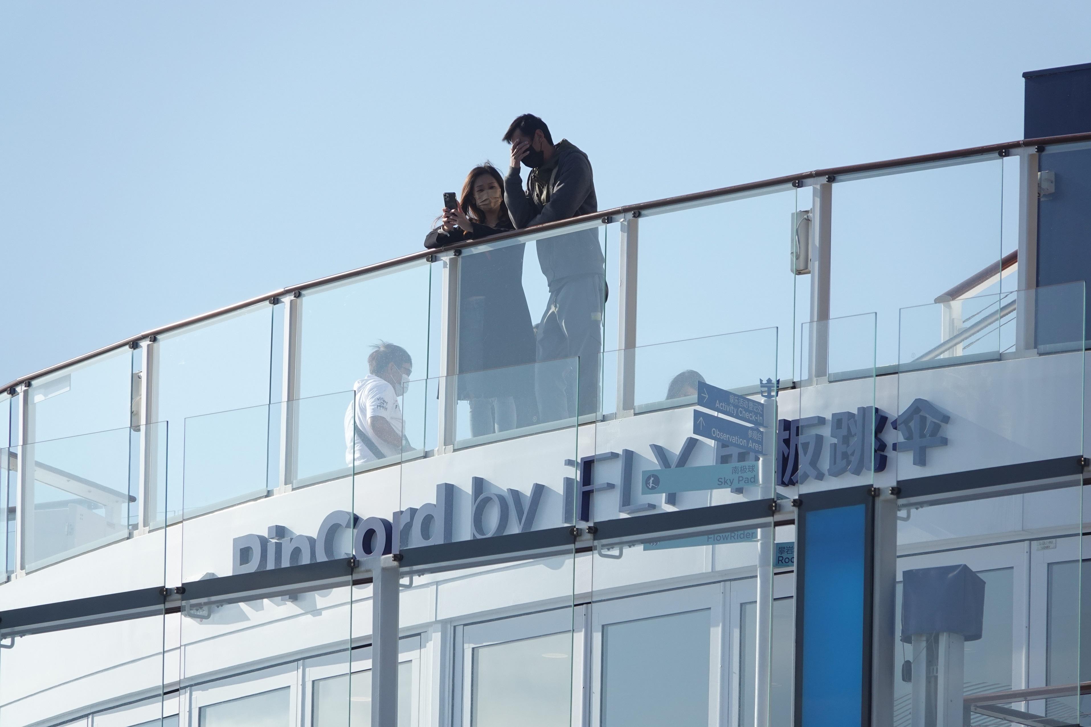 海洋光譜號早前有密切接觸者,需要提早返航。(資料圖片/陳奕釗攝)