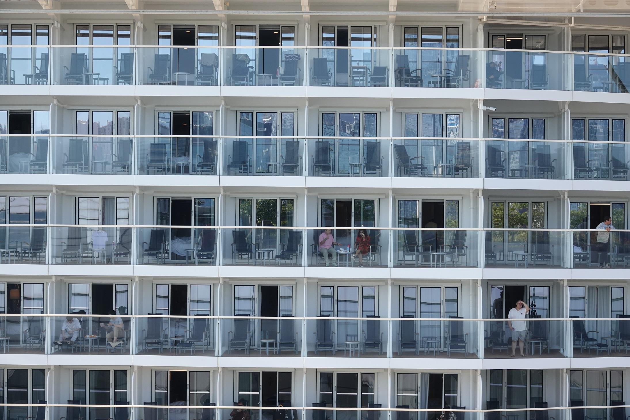 海洋光譜號早前有密切接觸者,需要提早返航。(資料圖片/陳奕釗攝)