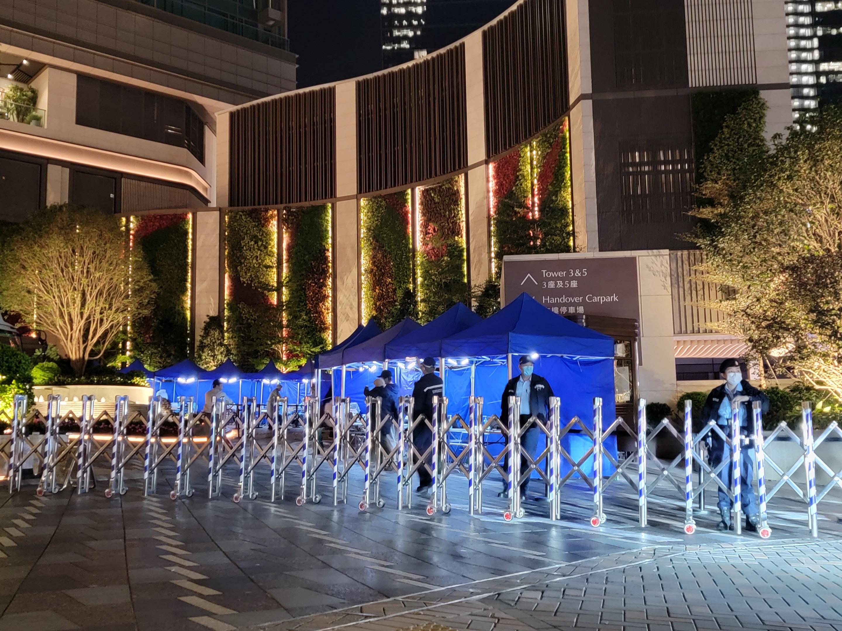 觀塘凱滙早前有住戶確診,需要圍封檢測。(資料圖片/陳奕釗攝)