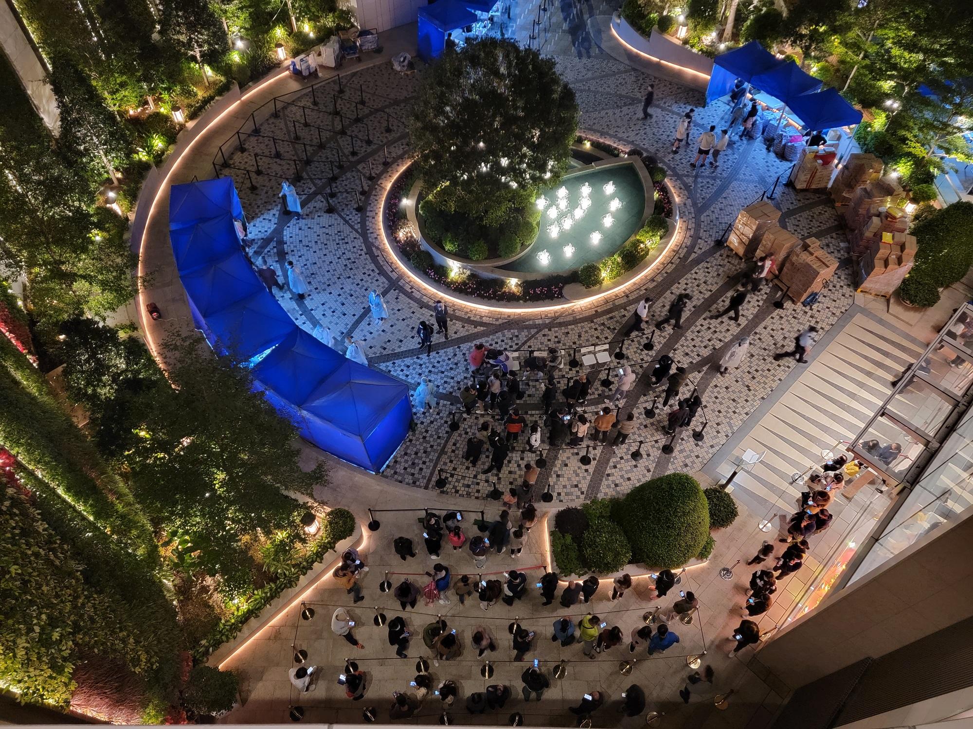 觀塘凱滙早前有住戶確診,需要圍封檢測。(資料圖片/陳奕釗攝)