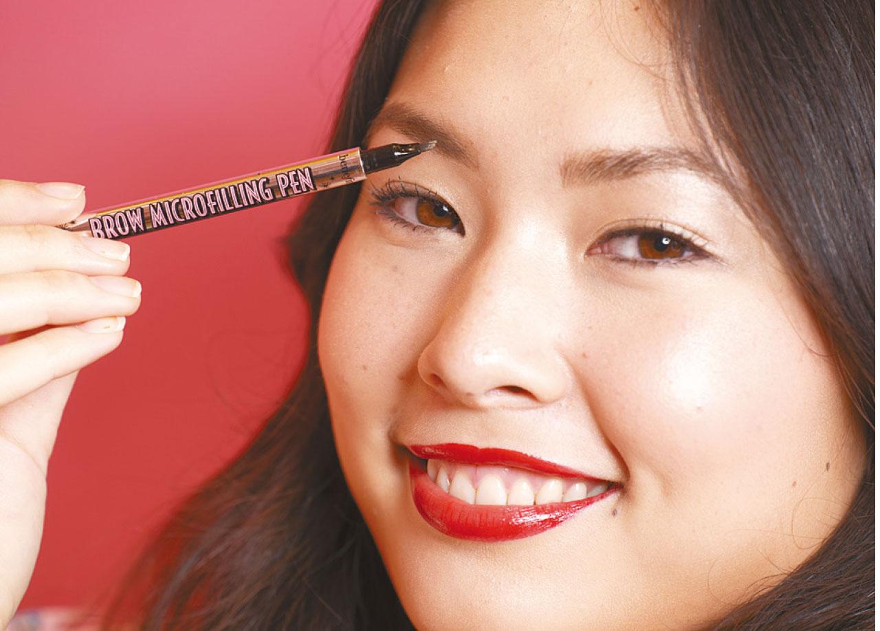 光澤底妝╳復古紅唇